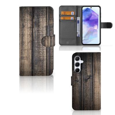 Samsung Galaxy A55 | Book Style Case | Steigerhout