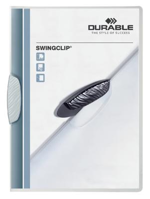 Durable klemmap Swingclip wit