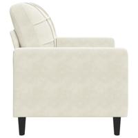 Fauteuil 60 cm fluweel crmekleurig - thumbnail