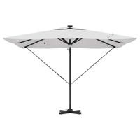 Roma Parasol Beige 286 x 285 x 270 cm Aluminium en Polyester - thumbnail