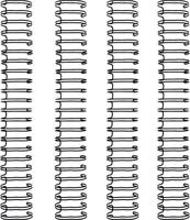 We R Makers • binding wires 1.6cm black 4pcs - thumbnail