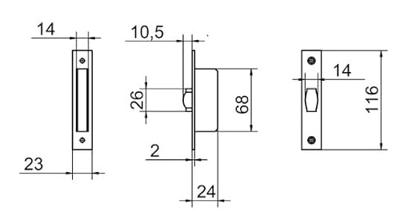 Lince rolslot smal 5554