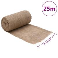 VidaXL Jute rol 200 g/m² 0,25x25 m 100% jute - thumbnail