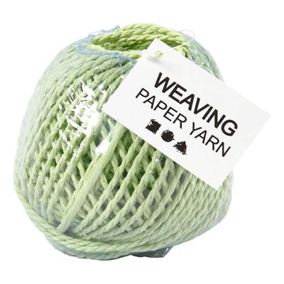 Creativ Company Papier garen, dikte 2,5-3 mm, lichtgroen, 150 gr, 40 m/ 1 bol
