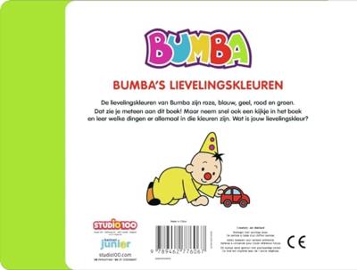 Studio 100 Bumba kartonboek met trapjes - bumba&apos;s lievelingskleuren