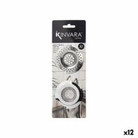 Gootsteenfilters Kinvara Zilverkleurig Roestvrij staal 2 Onderdelen (12 Stuks) - thumbnail