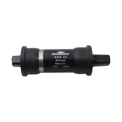 SunRace Trapas 127mm/ø40 inslagcups - spieloos - zwart