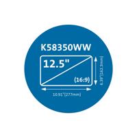 Kensington MagPro™ Privacy Filter Privacyfolie Laptop 31,8 cm (12,5) Beeldverhouding: 16:9 K58350WW Universal - thumbnail