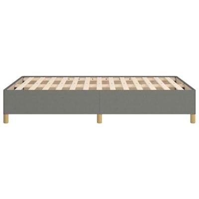 Bedframe zonder matras 120x190 cm stof donkergrijs