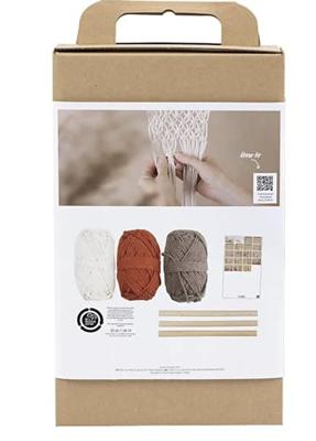Creativ Company Hobbyset macramé, bloemenhanger, 1 doos - thumbnail