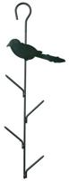 Trixie mezenbollenhouder vogel 4 bollen metaal donkergroen - thumbnail