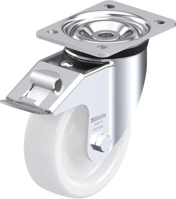 Blickle LK-SPO 150G-FI Zwenkwiel met rem Wieldiameter: 150 mm Draagvermogen (max.): 600 kg 1 stuk(s) Blickle LK-SPO 150G-FI Zwenkwiel met rem Wieldiameter: 150 mm Draagvermogen (max.): 600 kg 1 stuk(s)