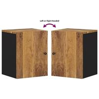 Badkamerwandkast 38x33x48 cm massief mangohout - thumbnail