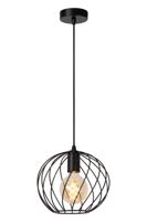 Lucide DANZA - Hanglamp - Ø 25 cm - 1xE27 - Zwart - thumbnail