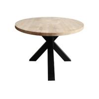 Old Inn - Eettafel Eiken Ovaal Almond met Spinpoot 280x120cm - thumbnail