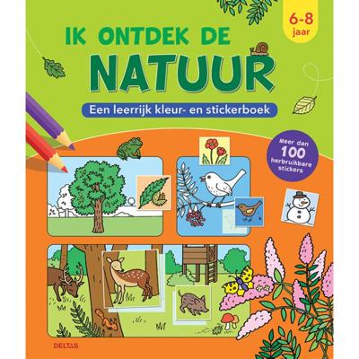 Deltas kleur- en stickerboek Ik ontdek de Natuur