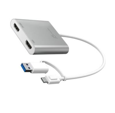 j5create USB-C® to Dual HDMI™ Multi-Monitor Adapter
