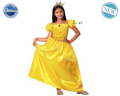 Kostuums voor Kinderen Gouden Prinses Maat 5-6 Jaar Kostuums voor Kinderen Gouden Prinses Maat 5-6 Jaar