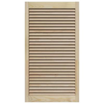 VidaXL Kastdeur 4 pcs naturel 110 x 2,1 x 59,5 cm massief grenenhout