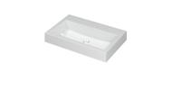 INK Wastafel Momento Polystone zonder kraangat 70 cm x 45 cm x 9 cm Glans wit 3421010 - thumbnail