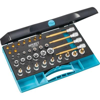 HAZET Gereedschapset 1557/35 - 1/4 inch (6,3 mm) vierkant hol, 1/2 inch (12,5 mm) vierkant hol - Buiten-TORX®-profiel, Binnen-TORX®-profiel - 35-delig HAZET Gereedschapset 1557/35 - 1/4 inch (6,3 mm) vierkant hol, 1/2 inch (12,5 mm) vierkant hol - Buiten-TORX®-profiel, Binnen-TORX®-profiel - 35-delig