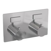 BRAUER Chrome Edition - 2 functies - inbouwthermostaat - met inbouwdeel - drukknoppen - in/afbouwdelen - chroom 5-CE-155 - thumbnail