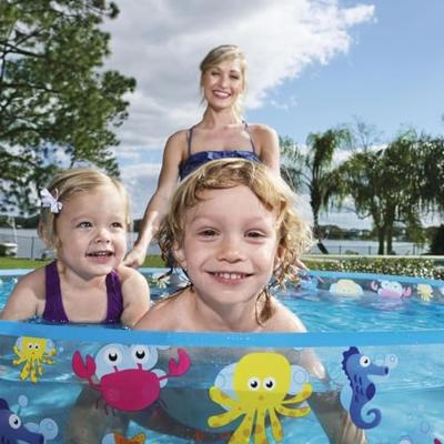 Bestway Kinderzwembad Stijf PVC Zee 122x25 cm +2 Jaar Tuin 55028