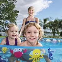 Bestway Kinderzwembad Stijf PVC Zee 122x25 cm +2 Jaar Tuin 55028 - thumbnail