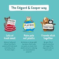 Edgard & Cooper lam en kip kat natvoer blikjes 18 x 85gr - thumbnail