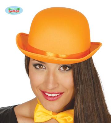 Bolhoed satijn oranje