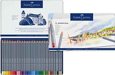 Faber Castell fc-114636 aquarelkleurpotlood faber-castell goldfaber etui 36 stuks