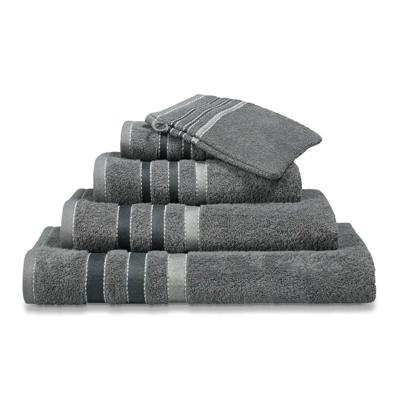 Vandyck Vandyck Prestige Lines Mole Grey Gastendoekje 40x60