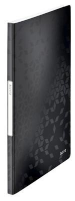 Showmap leitz wow a4 20-tassen pp zwart | 10 stuks