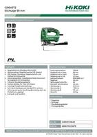 Hikoki CJ90VST2WAZ Decoupeerzaagmachine - CJ90VST2WAZ - thumbnail