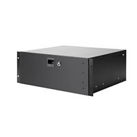 Adam Hall 19 inch racklade 4 HE aluminium met slot - thumbnail