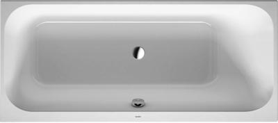 Duravit Happy D 2 inbouwbad met ligzijde rechts 170x75cm glans wit acryl