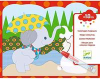 Magische verborgen kleurplaat buiten DJECO rood - thumbnail