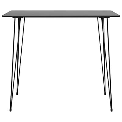 Bartafel 120x60x105 cm zwart