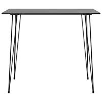 Bartafel 120x60x105 cm zwart - thumbnail
