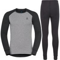 Odlo Active Warm Eco Special Set Heren Thermoset Dark Grey Melange - Grey Melange XL - thumbnail