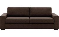 Goossens Bank Lucca bruin, stof, 3-zits, stijlvol landelijk - thumbnail