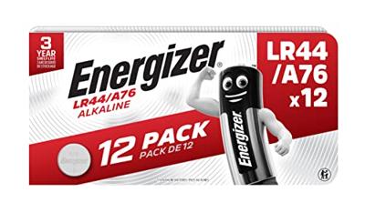 Energizer Knoopcel LR44 1.5 V 12 stuk(s) 150 mAh Alkaline AG13 Energizer Knoopcel LR44 1.5 V 12 stuk(s) 150 mAh Alkaline AG13
