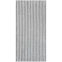 Cawö Cawö Black&White 6278 zwart/wit Badlaken 80x150 - thumbnail