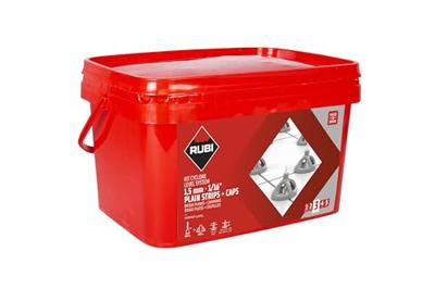 Rubi Cyclone Level Starterskit | 1,5 mm | 3 - 18 mm | 100 caps + 300 strips - 35964 Rubi Cyclone Level Starterskit | 1,5 mm | 3 - 18 mm | 100 caps + 300 strips - 35964