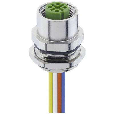 Lutronic 1220 04D T16CW 0,5m Sensor/actuator inbouwconnector M12 Aantal polen (sensoren): 4 Bus, inbouw 1 stuk(s)