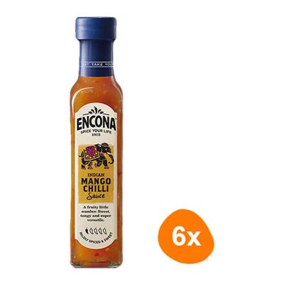 Encona - Indian Mango Chilli Sauce - 6x 142ml