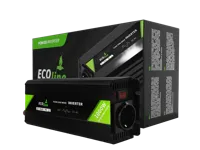 EcoLine 24V naar 230V Omvormer - 1000W Continu / 2000W Piek - Zuivere Sinusgolf - Spanningsomvormer voor Auto, Camper en Caravan - thumbnail