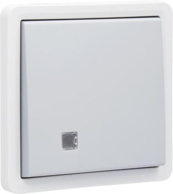 Niko Hydro twee polige controleschakelaar waterdicht grijs