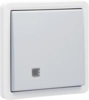 Niko Hydro twee polige controleschakelaar waterdicht grijs - thumbnail