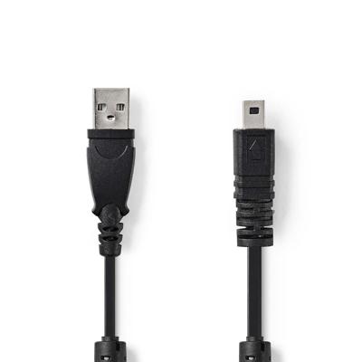 Datakabel voor Camera&apos;s | USB-A Male - UC-E6 8-Pins Male | 2,0 m | Zwart